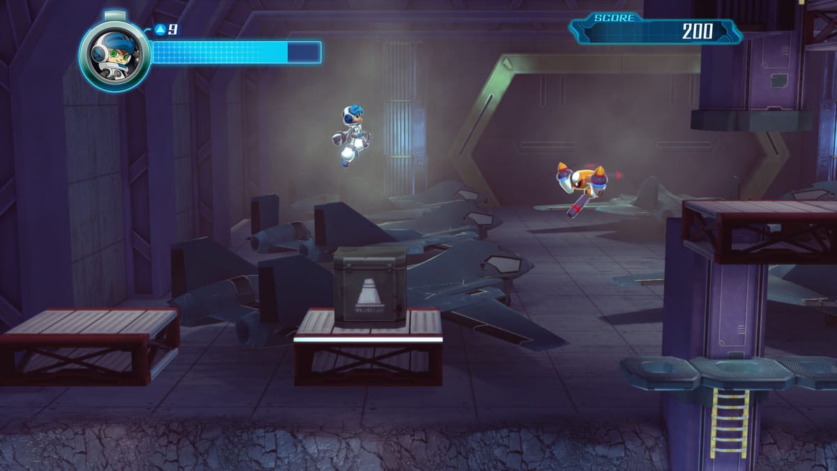 Mighty No. 9 Review - Blue. Bombing.
